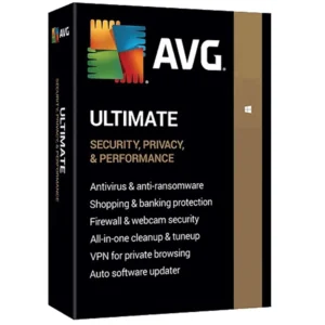 AVG Ultimate Multi‑Device Cybersecurity Key Card