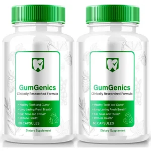 GumGenics All‑Natural Oral Health Support Capsules (2 Pack)
