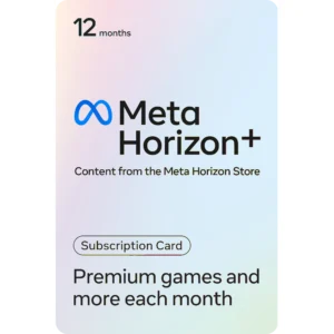 Meta Horizon+ 12-Month Subscription Membership Card