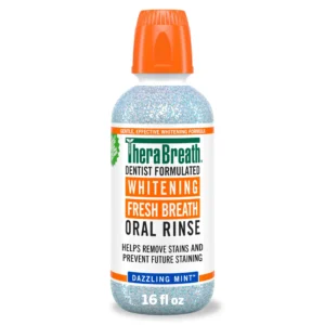 TheraBreath Whitening Alcohol‑Free Mouthwash